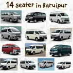 Various 14 Seater Car Options in Baruipur