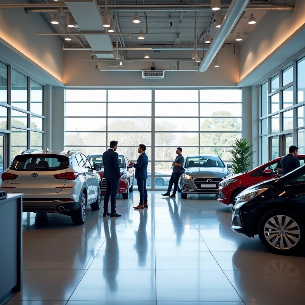 Inside the Aditya Narayan Hyundai Service Center