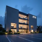 Modern Asus Service Center Building in Jhunjhunu