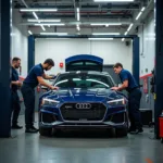 Audi Technicians at Work