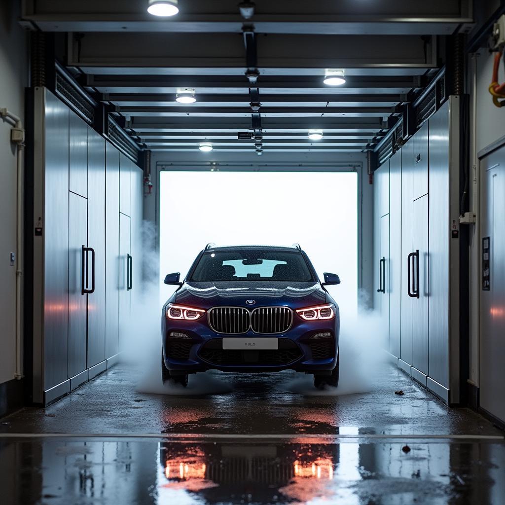 Modern Car Wash Facility in Udaipur