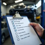 Car service checklist