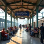 Battery car service waiting area at Secunderabad Railway Station