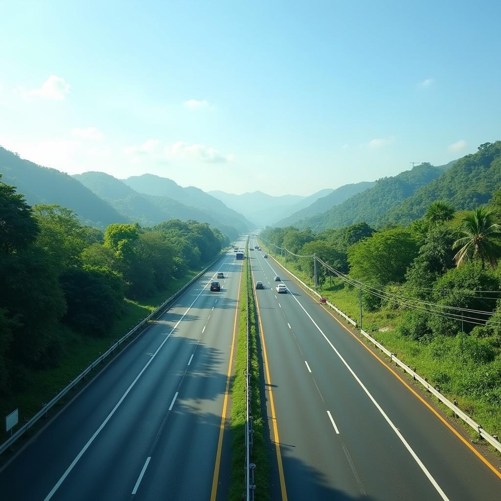 BKK to Pattaya Highway Scenic View