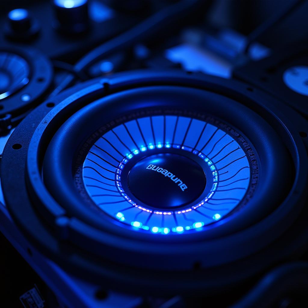 Blue LED Car Subwoofer