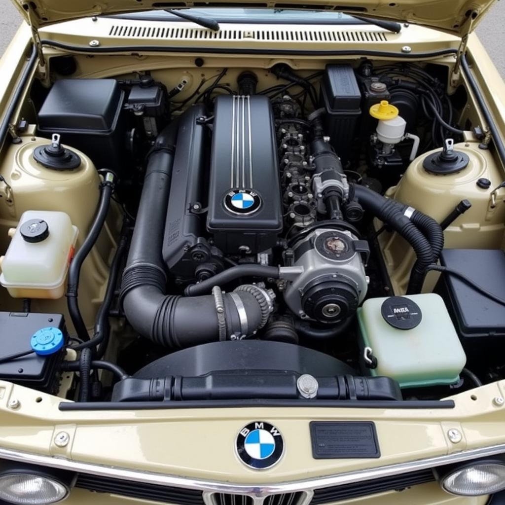 BMW 220d Engine Bay