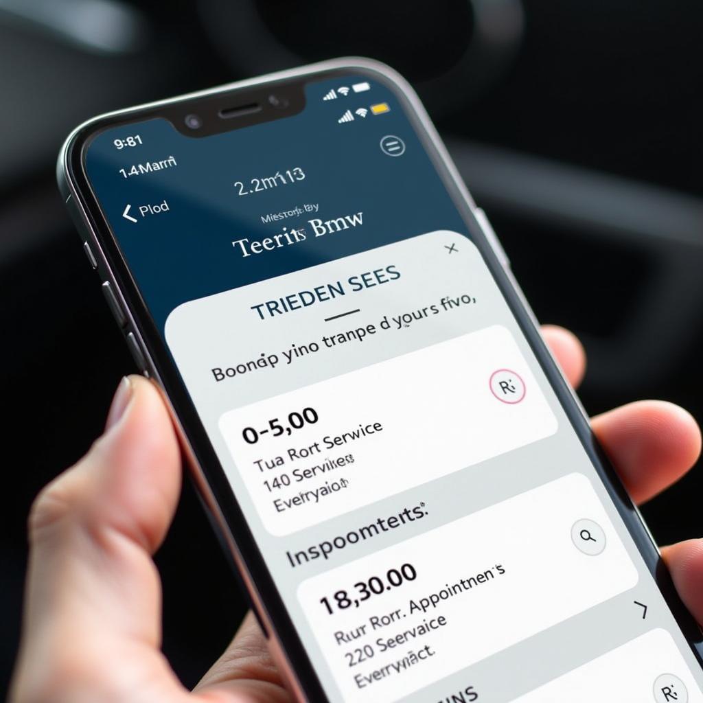 Booking a BMW Car Service Appointment