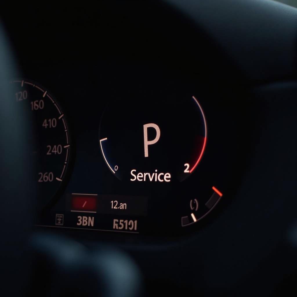 BMW Dashboard Service Indicator