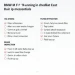 BMW M Car Service Checklist