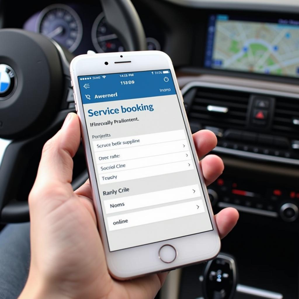 Online Booking for BMW Service Appointment