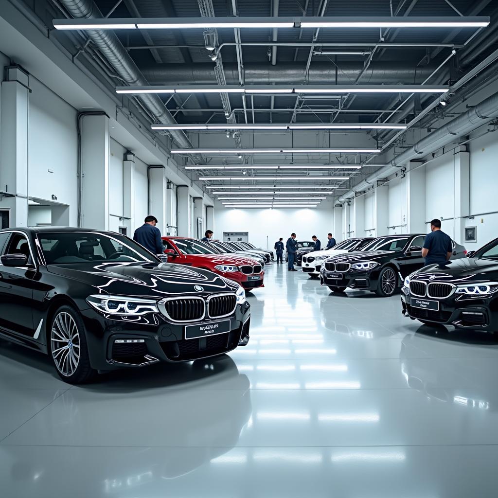 Modern BMW Service Center in Dubai