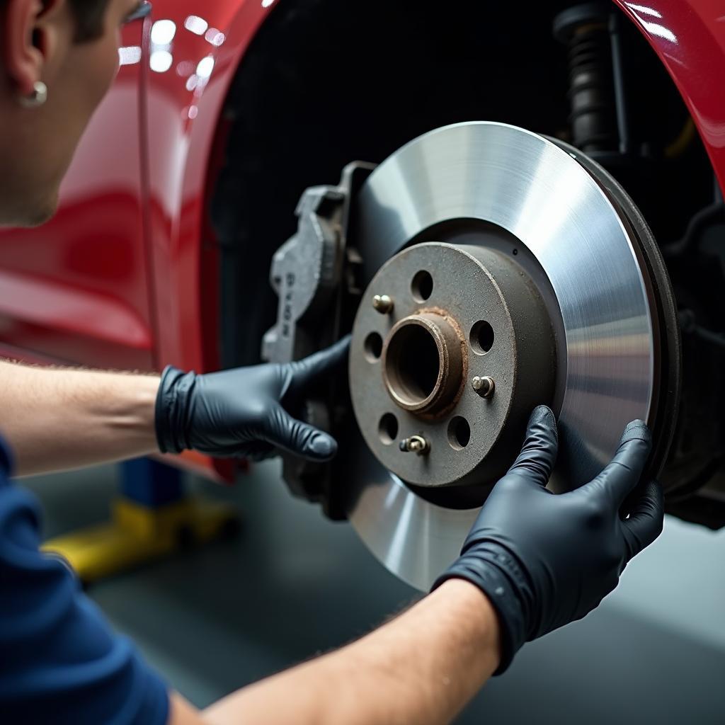 Brake Pad and Rotor Inspection