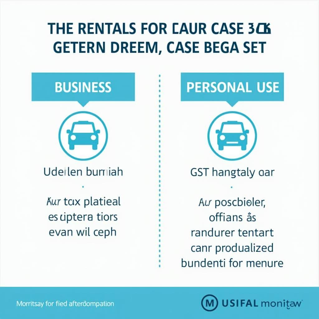 Business vs. Personal Car Rental GST