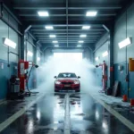 Canberra Service Station Car Wash Interior