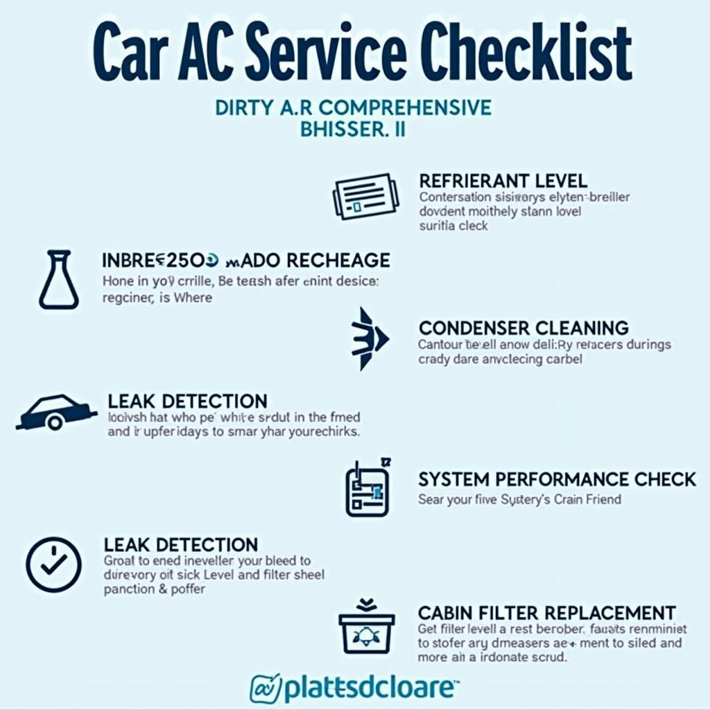 Car AC Service Checklist