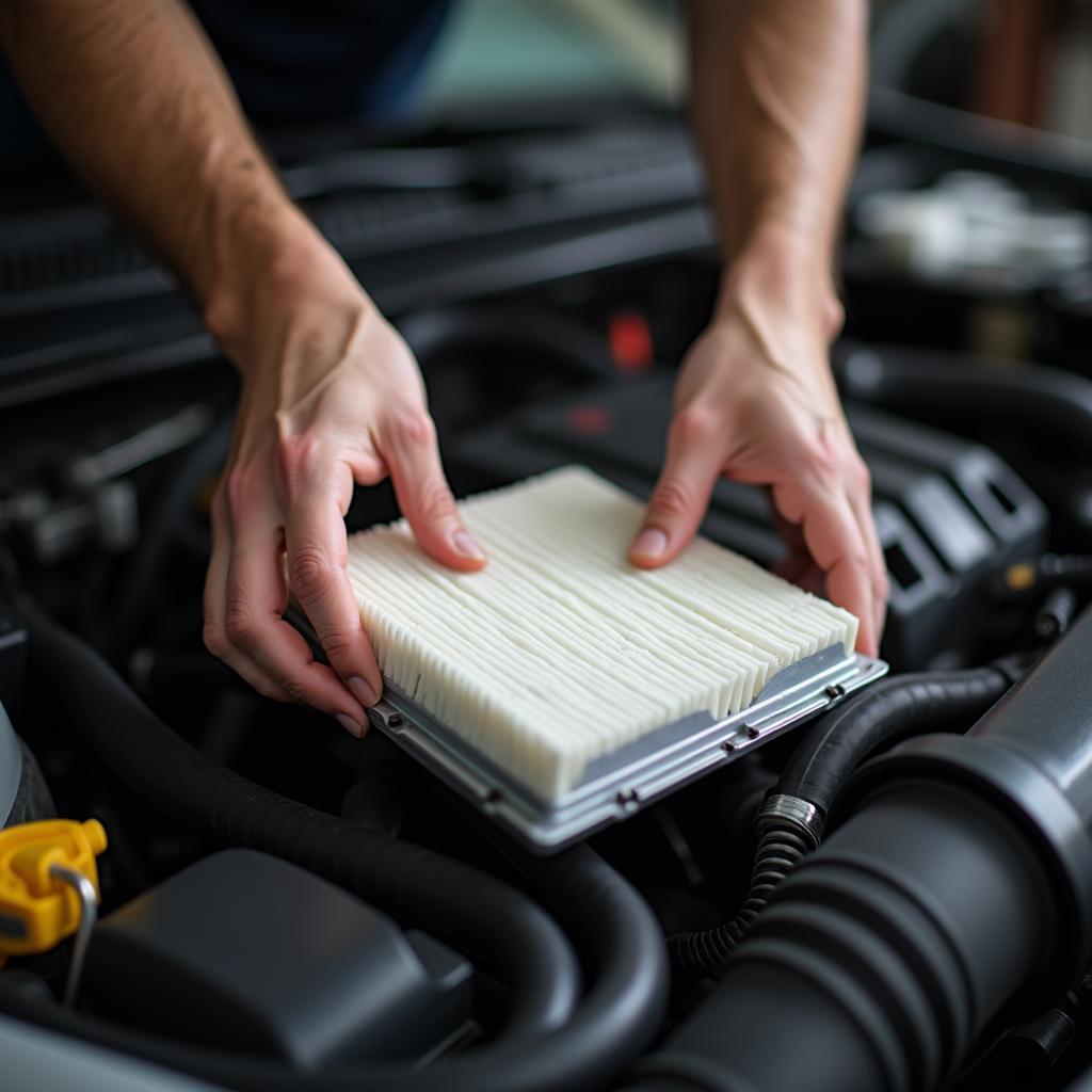 Replacing Car Air Filter