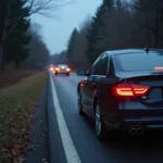 Car Breakdown on Roadside