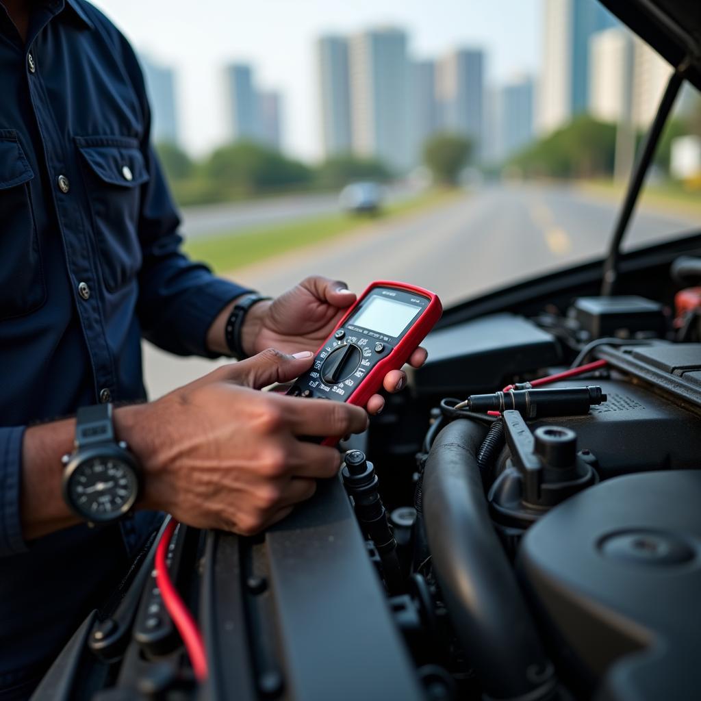 Car Electrical System Diagnostics in Vijayawada