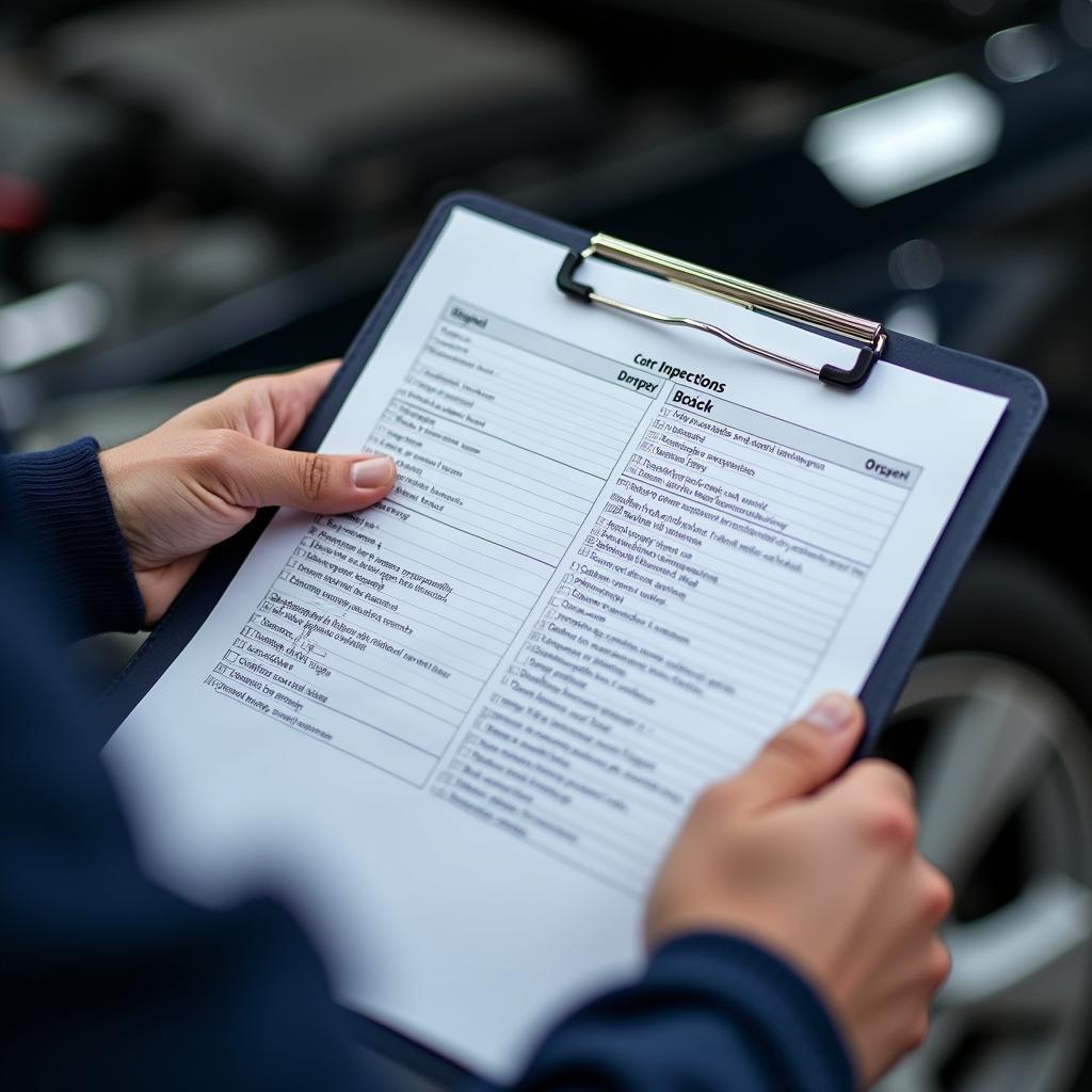 Car Inspection Checklist