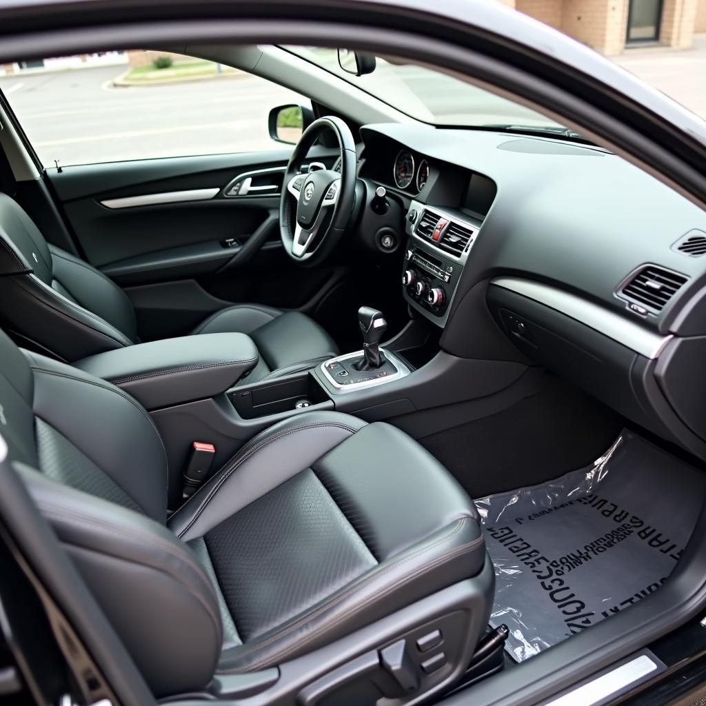 Spotless car interior following a professional cleaning service in Cape Town