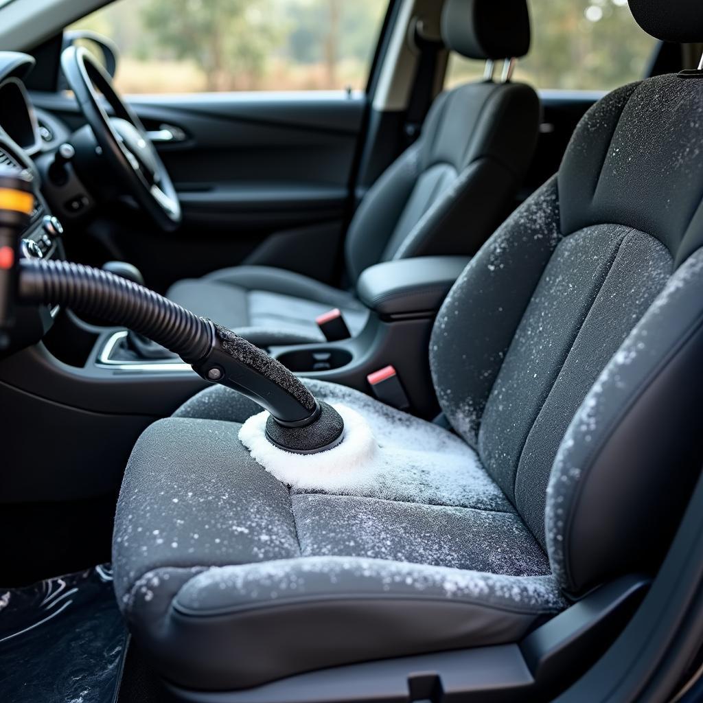 Thorough car interior cleaning service in Mithakhali