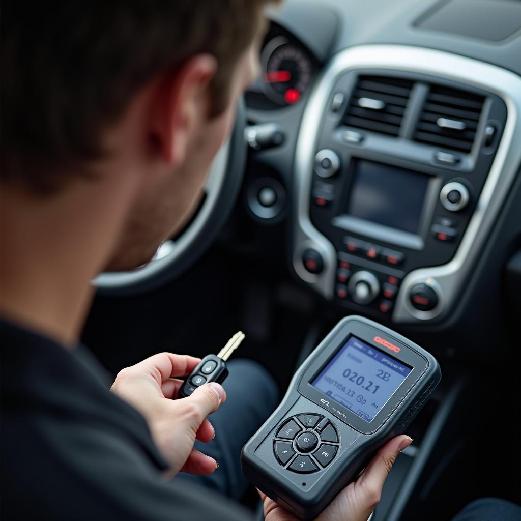 Car Key Programming using Diagnostic Equipment