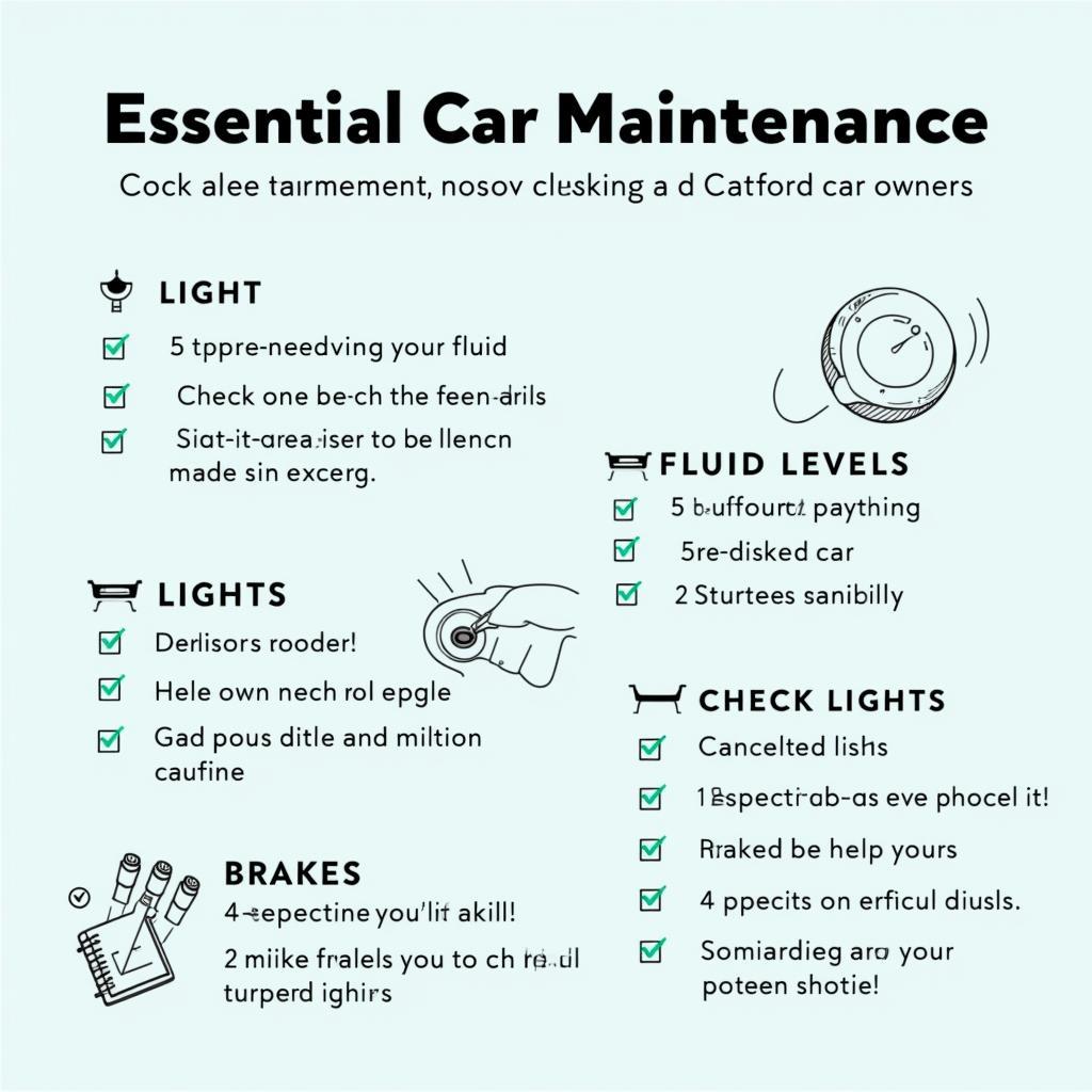 Car maintenance checklist in Catford