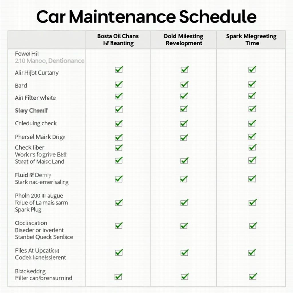 Car Maintenance Schedule: A Practical Guide