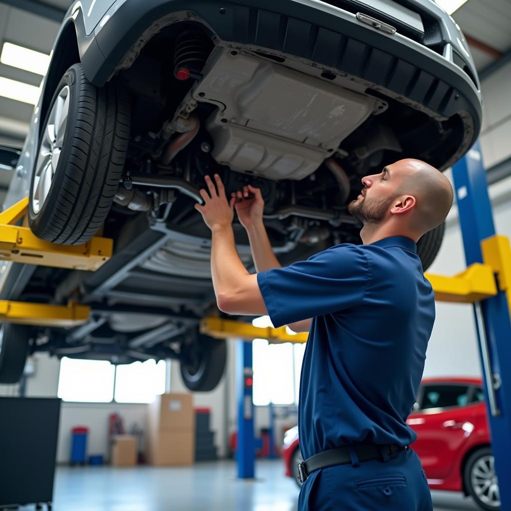 Car Undercarriage Inspection