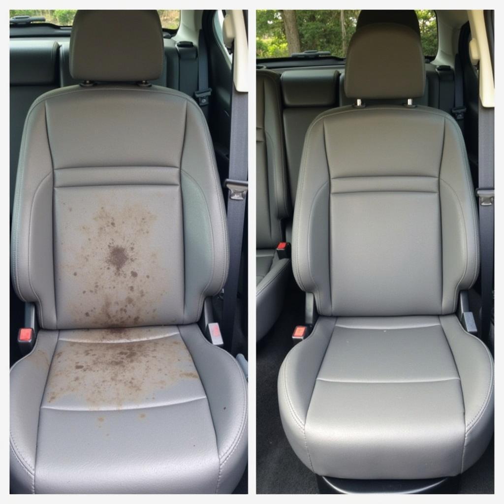 Car Seat Cleaning Bristol Before & After