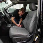 Professional Car Seat Cover Installation