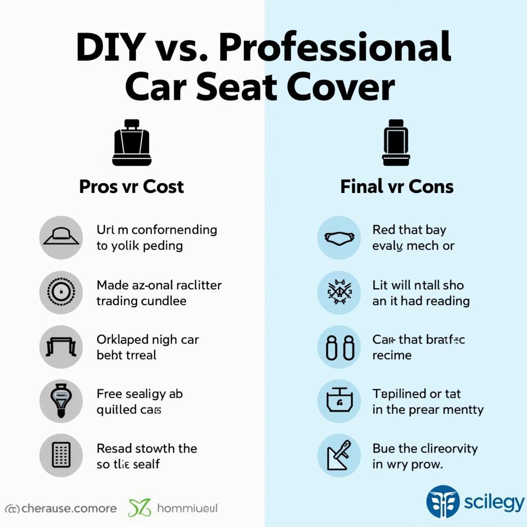 DIY vs Professional Car Seat Cover Installation