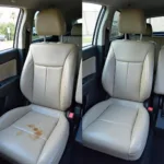 Car Seat Stains Before & After