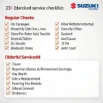 Car Service and Maintenance Checklist