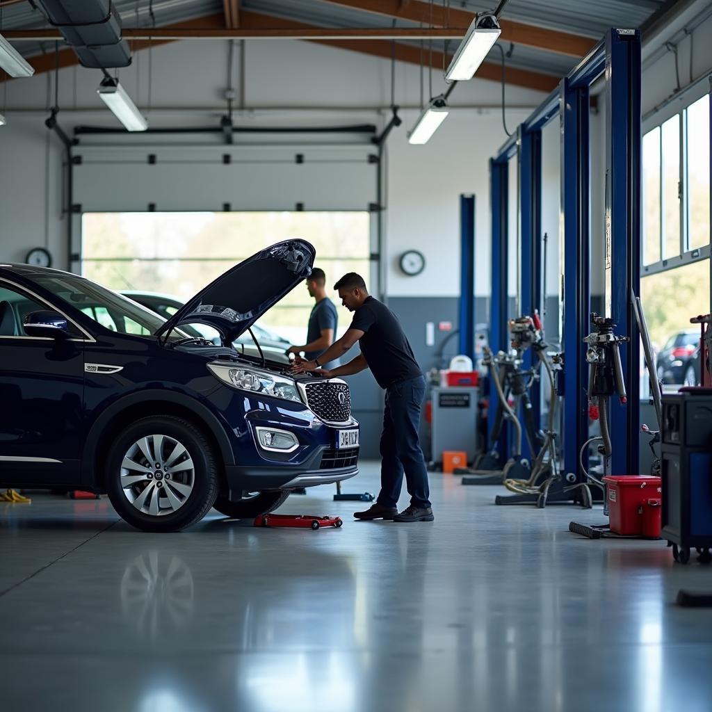 Car service garage in Ashford Kent