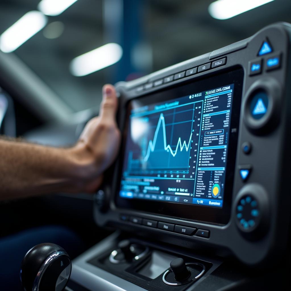 Modern Diagnostic Equipment in a NSW Car Service Center