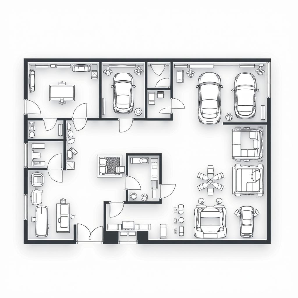 Car Service Centre Layout