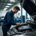 Car Service Centre in Mohali Inspection Process