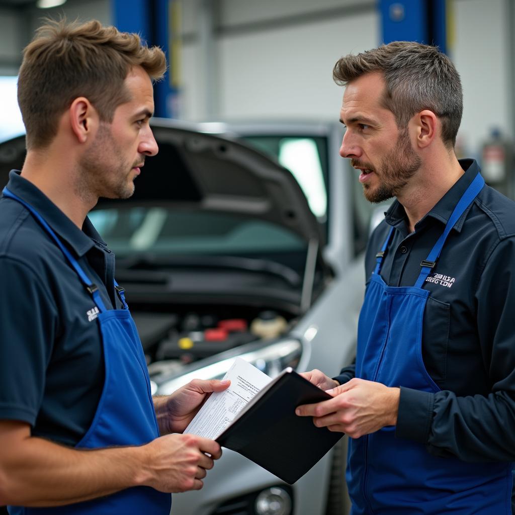 Car service customer in Ireland