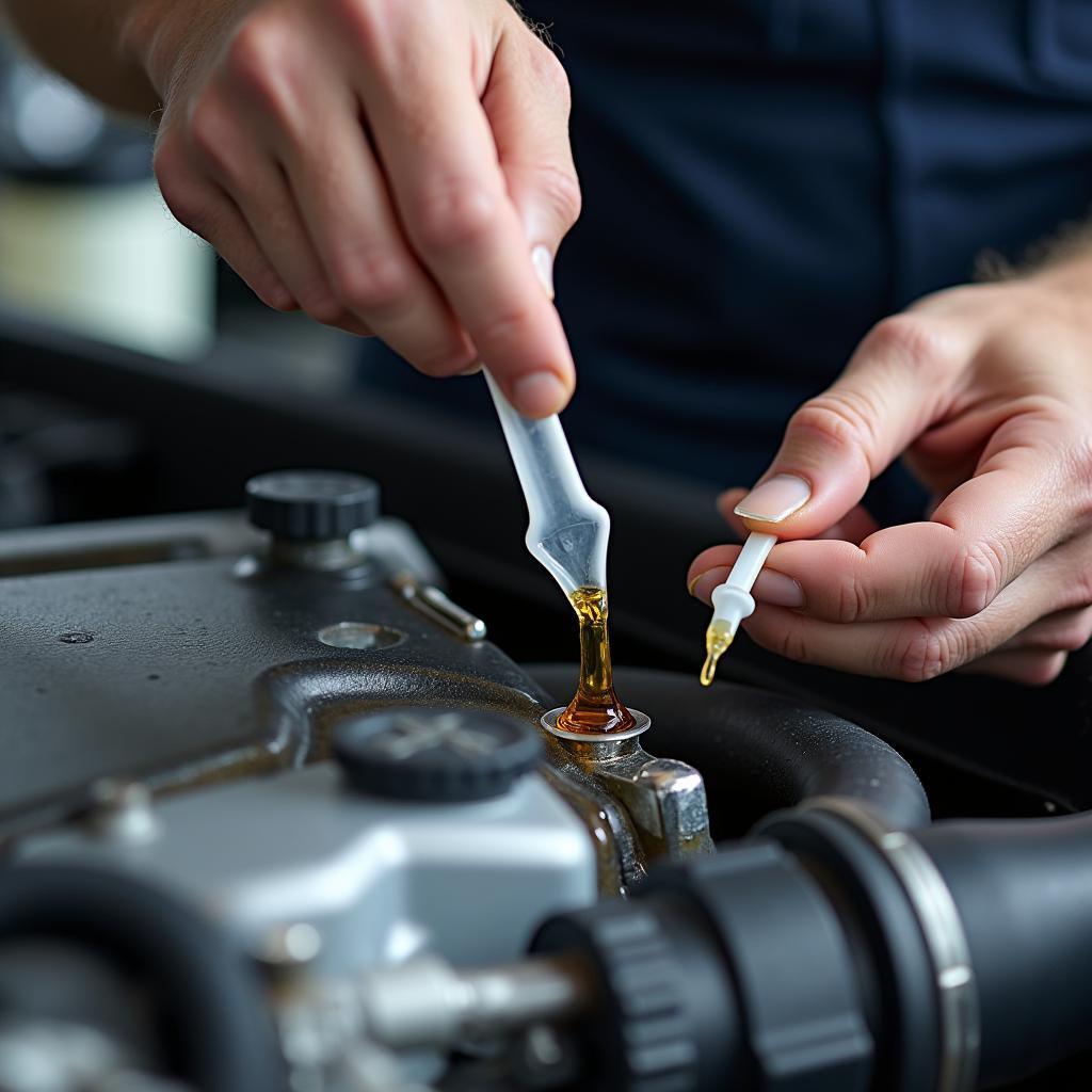 Car Service Fluid Check