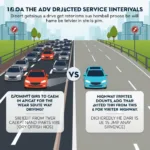 Car service intervals: city vs. highway driving