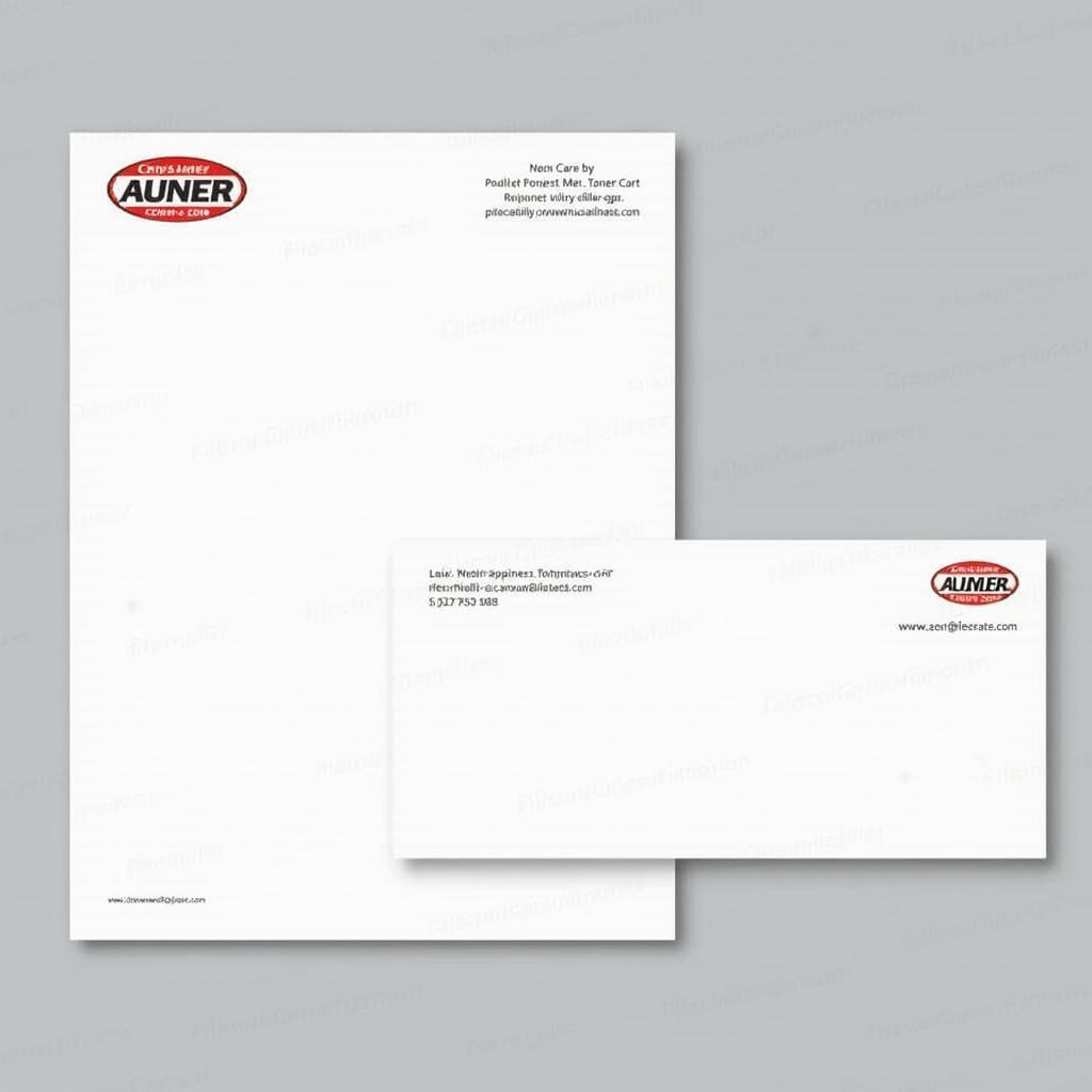 Professional Car Service Letterhead Layout