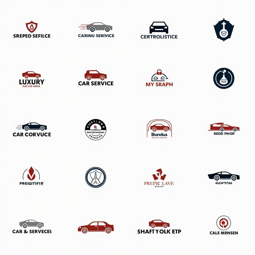 Examples of Effective Car Service Logos