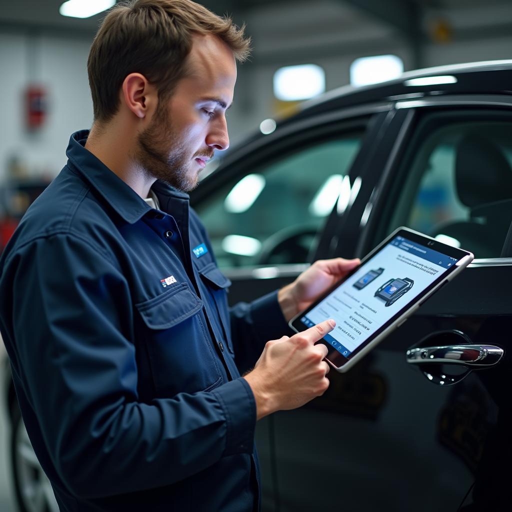 Technology in a Modern Car Service Centre