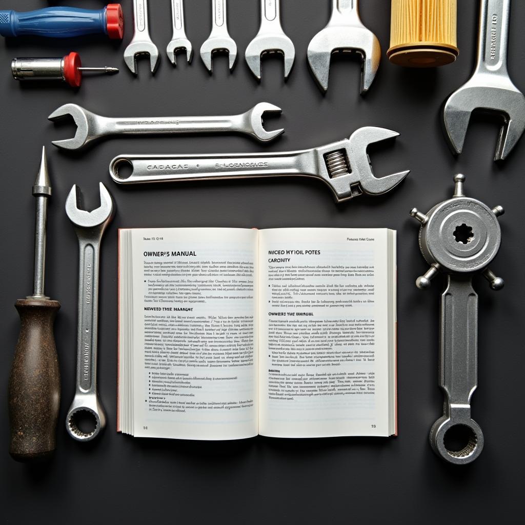 Essential Tools and Owner's Manual for Car Servicing