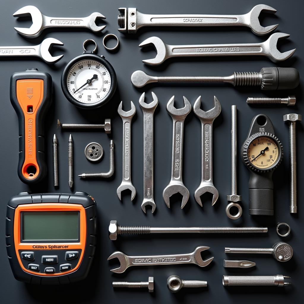 Car Service Tools and Equipment PNG