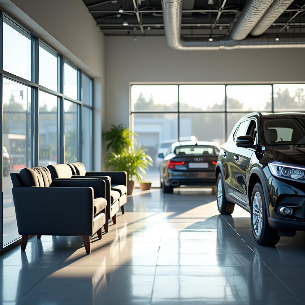 Comfortable Car Service Waiting Area