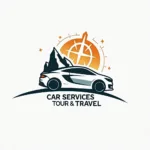 Car services tour & travels logo design elements