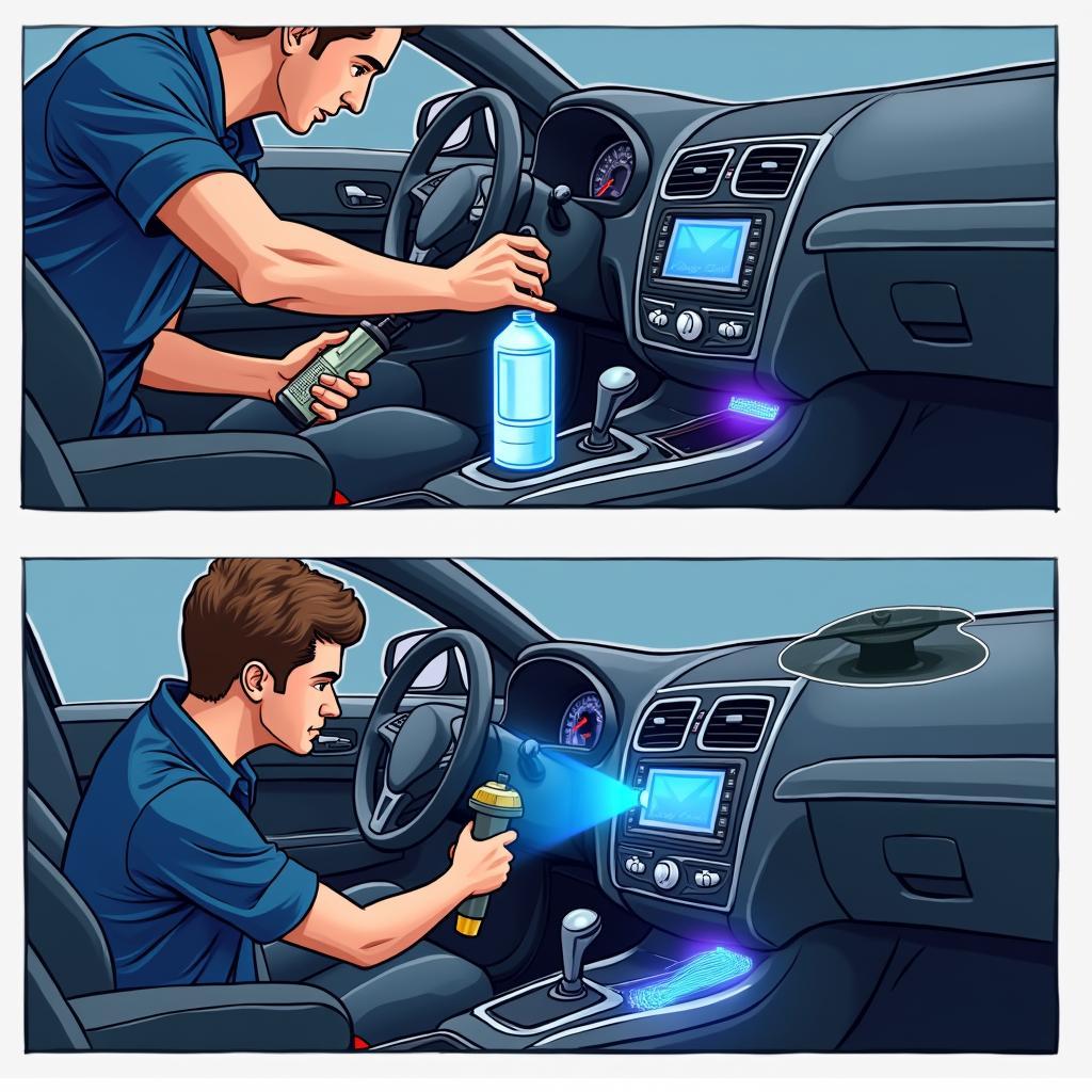 Detecting Leaks in a Car Shwash Compressor