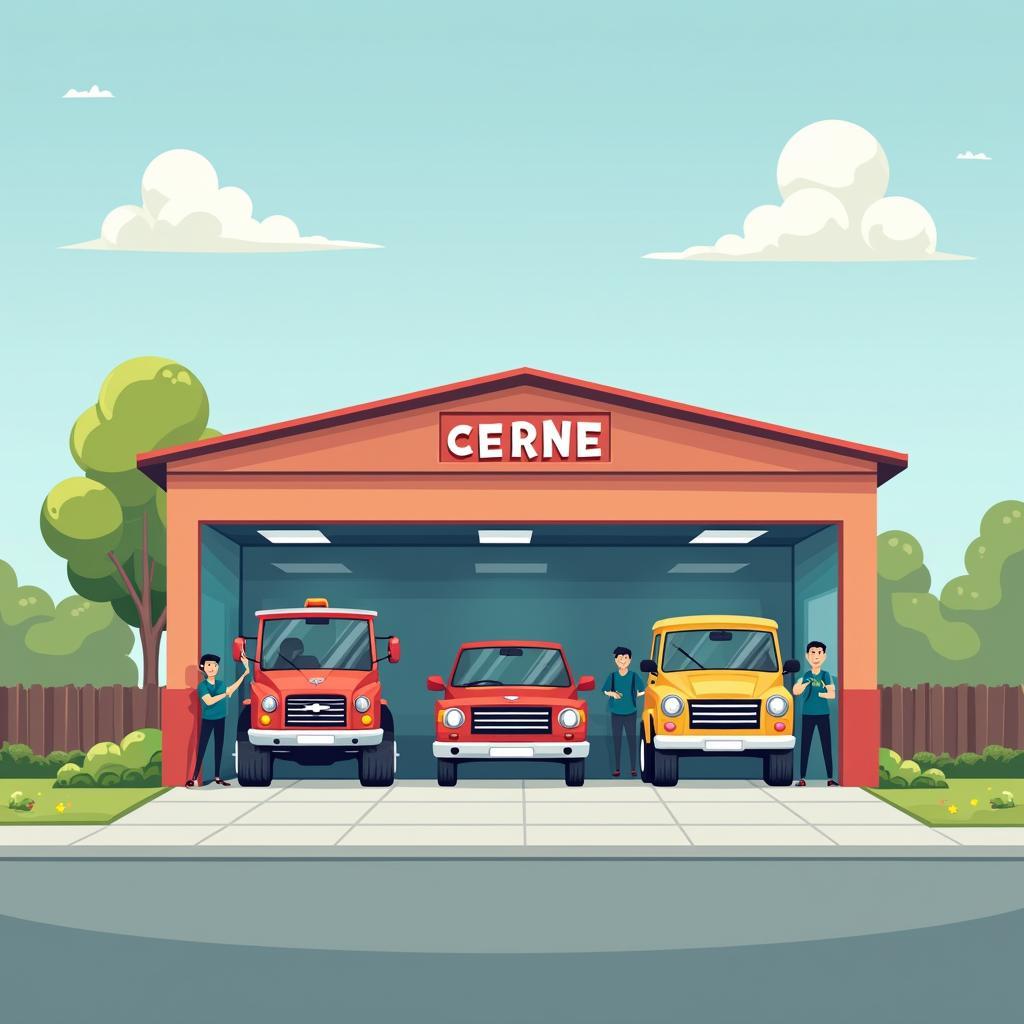 Car and Tractor Service Centre Small Business Classification